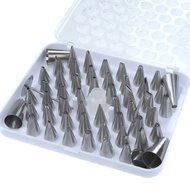 GigaMax(TM) Icing Piping Nozzles Tips Tool Set For Cake Puff Decorating Sugarcraft Pastry Cooking Tools Kitchen...