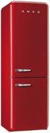 Smeg FAB32URDRN 24" 50's Retro Style Bottom Freezer Refrigerator with 10.74 cu. ft. Capacity No Frost Fast-Freezing...