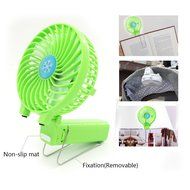 Xcellent Global Portable USB Mini Battery Fans Handheld Desktop Fan Clip Fan with Umbrella Hanging and Clip, 4inch... N6