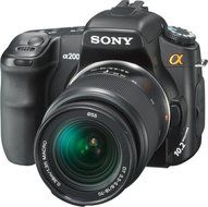 Sony Alpha A200K 10.2MP Digital SLR Camera Kit with Super SteadyShot Image Stabilization with 18-70mm f/3.5-5.6... N2