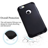 iPhone 6s, 6 Case, [4.7 Inch] HLCT Slim Fit Thin, Soft Interior Silicone Bumper &amp; Hard PC Back, Shock-Absorption...