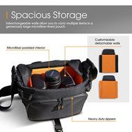 Large Camera Bag, rooCASE DSLR Camera Shoulder Case Bag N5