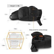Large Camera Bag, rooCASE DSLR Camera Shoulder Case Bag N8