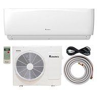9,000 BTU Klimaire 16.4 SEER Ductless Mini-Split Inverter Air Conditioner Heat Pump With 16 Ft Installation Kit... N3