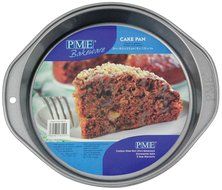 Pme Non Stick Round Circle Cake Baking Sponge Tin Pan Tray (20 x 18.5 x 2.5cm)