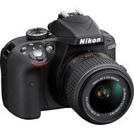 Nikon D3300 Digital SLR Camera &amp; 18-55mm G VR (Black) &amp; 55-200mm VR DX II AF-S Zoom Lens + 32GB Card + Case +...