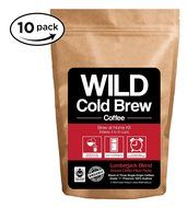 Cold Brew Coffee Kit, Brew-At-Home Wild Coffee Pouch made with Ground Organic Wild Coffee, Fair trade, Single-origin... N6