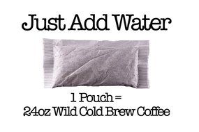 Cold Brew Coffee Kit, Brew-At-Home Wild Coffee Pouch made with Ground Organic Wild Coffee, Fair trade, Single-origin... N8