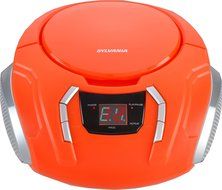 Sylvania Portable CD Boombox with AM/FM Radio (Black) N8