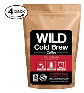 Cold Brew Coffee Kit, Brew-At-Home Wild Coffee Pouch made with Ground Organic Wild Coffee, Fair trade, Single-origin... N10