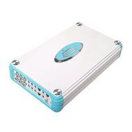 Amp And Speaker Combo: Lanzar AQA830BTWT White Aquatic 8-Channel 4800 Watt Bluetooth Amplifier Bundle With 4x...