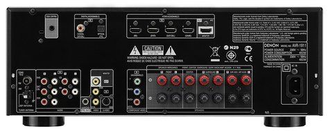 Denon AVR-1911 7.1 Channel AV Home Theater Receiver (Black)