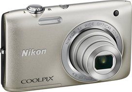 Nikon Coolpix S2800 20.1 MP Point &amp; Shoot Digital Camera with 5X Optical Zoom International Version, Silver N4