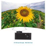 TEKCAM TC7000 2.0inch 14MP HD Waterproof Wifi Action Camera with 2 Batteries and Free Accessories (Black) N3