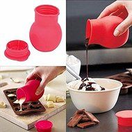 SHINA Practical Silicone Chocolate Melting Pot Mould Butter Sauce Milk Baking Pouring