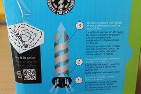 Vornado 160 Small Room Air Circulator Fan Black N5