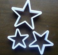 HSE 3pieces/set pentagram biscuit cake moulds cookie cutter pentagram fondant sugarcraft mold