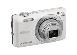 Nikon COOLPIX S6800 16 MP Wi-Fi CMOS Digital Camera with 12x Zoom NIKKOR Lens and 1080p HD Video (White) (Discontinued... N2