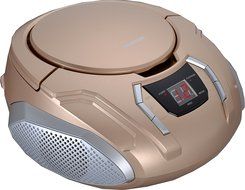 Sylvania Portable CD Boombox with AM/FM Radio (Black) N10