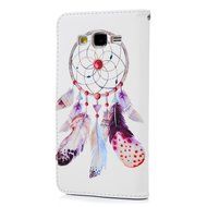 Galaxy Grand Prime Case,Samsung Galaxy Grand Prime Case - Wallet Flip Stand Case PU Leather Case with Shockproof... N7