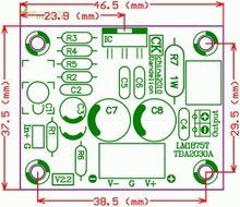 Qianson LM1875T HIFI 20W Mono Channel Audio Power Amplifier Board Max 30W AMP DIY Kits N3