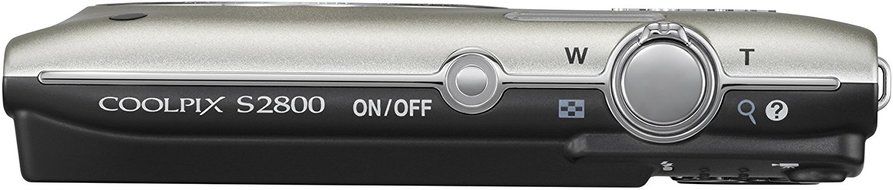 Nikon Coolpix S2800 20.1 MP Point &amp; Shoot Digital Camera with 5X Optical Zoom International Version, Silver N7