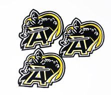 3 Pack of Army Black Knights Logo Embroidered Iron on Patch for Collection with Free Shipping By Botan N4