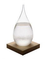 Graces Dawn&reg; Glass Weather Forecast Glass Bottle Cool Stylish Modern Decoration (Including) the beautiful wooden...