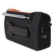 Ivation Portable Solar &amp; Hand Crank AM/FM Weather Radio, Compact Size Emergency Camping Device, Built in External... N11