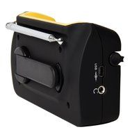 Ivation Portable Solar &amp; Hand Crank AM/FM Weather Radio, Compact Size Emergency Camping Device, Built in External... N13