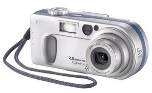 Sony DSCP2 Cyber-shot 2MP Digital Camera w/ 3x Optical Zoom N2