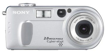 Sony DSCP2 Cyber-shot 2MP Digital Camera w/ 3x Optical Zoom N3