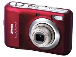 Nikon Coolpix L20 10MP Digital Camera with 3.6 Optical Zoom and 3 inch LCD, (Deep Red) N3
