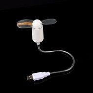 Honeyall Mini Portable Flexible Colorful LED Light USB Fan for Desktop Computer Notebook PC 5LED N8