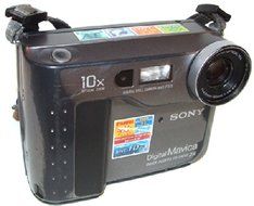 For Parts - Sony Digital Mavica MVC-FD73 Floppy Disc Digital Camera