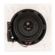 Blue Octave RW10 In Wall 10" Passive Subwoofer Speakers Home Theater 3 Sub and 3 Amp Set