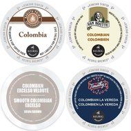 Colombia Coffee K-Cup Variety Pack, 96 Count Sampler: Barista Prima Colombia, Van Houtte Colombian Medium Coffee... N13