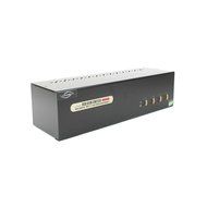 Linkskey 2-Port Dual Monitor DVI/DVI USB KVM + 7.1 Surround/Microphone/USB with Cables (LDV-DM702AUSK) N10