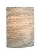 LBL Lighting LW681PELED Wall Lights with Fabric Pewter Shades, by LBL Lighting