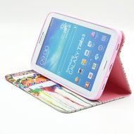 Galaxy Tab 3 7.0 Case, Firefish Kickstand Feature High Quality PU Leather Wallet with Card Slots Damage Resistance... N2