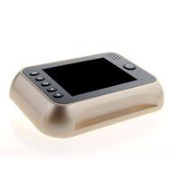 MuLuo 3.5" Screen Digital Door Peephole Viewer Doorbell Night Vision Wide Angle Security Camera silver N4