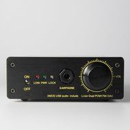 Haafee Porfessional Digital Audio Decoder DAC and Headphone Amplifier Sound Card Black