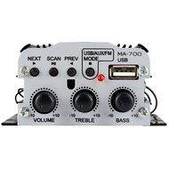 Kinter MA-700 2-Channel Mini Amplifier with Remote USB MP3 FM 2x18W N3