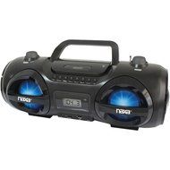 Naxa Compact Portable Stereo Boombox with Cd Player &amp; Digital AM/FM Radio Tuner &amp; Mega Bass Reflex Stereo Sound...
