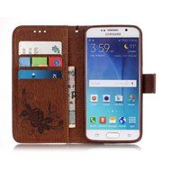 Samsung Galaxy S7 Edge Case, UNEXTATI Wallet Case for Samsung Galaxy S7 Edge, PU Leather Case with Wrist strap... N336