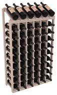 Wine Racks America Ponderosa Pine 6 Column 10 Row Display Top Kit. 13 Stains to Choose From! N2
