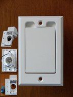 Vacuum Parts &amp; Accessories WHITE Standard Dual Voltage Direct Connect Central Vacuum Wall Valve Inlet