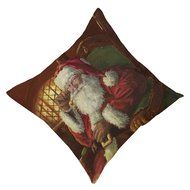 Pillow Cover,Haoricu Retro Vintage Santa Claus Printing Christmas Sofa Bed Home Decor Pillow Case Cushion Cover... N4