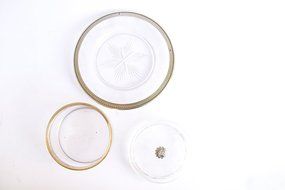 Antique Vitreous Dessert Dish N4