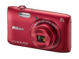 Nikon COOLPIX S3600 20.1 MP Digital Camera with 8x Zoom NIKKOR Lens and 720p HD Video (Red) (Discontinued by Manufacturer) N5